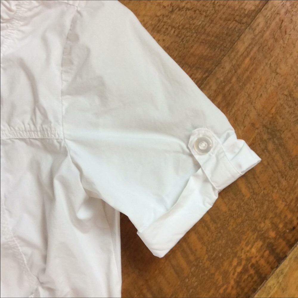 Chico’s lightweight short sleeve white jacket Size Small - Picture 5 of 9